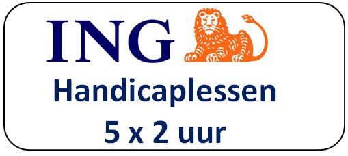 Handicaplessen 5 x 2 uur